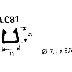 Minikanal LC 81 klar pr. meter