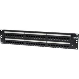 Tripp Lite N252-048 48-Port 2U Rack-Mount Cat6/Cat5 110 Patch