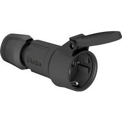 Bals Slagfast forlængerled schuko 16A 250V IP54, med Multi-Grip, polyamid. Farve sort