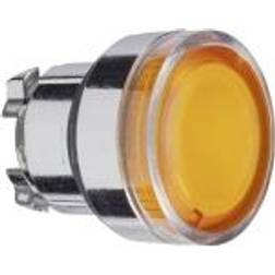 Schneider Electric ZB4BW35, PB Head Illuminated Flush Yellow BA9