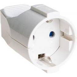 Solar Plus Forlængerled schuko 16A 250V hvid