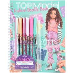 Top Model Fashion Doodle Designbog M/Gelpens
