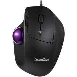 Perixx PERIMICE-520 Mouse Cablato Nero 8 Tasti 2 DPI Con Trackball