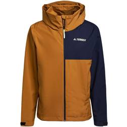 adidas Terrex Multi Rain.RDY Primegreen Two Layer Rain Jacket - Mesa/Legend Ink