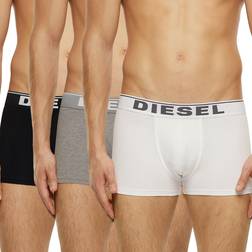 Diesel All Timers Damien Boxer Trunks 3-pack - White/Grey