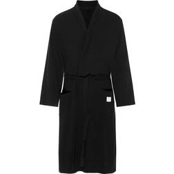 Resteröds Organic Cotton Bathrobe - Black