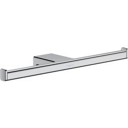 Hansgrohe AddStoris Dubbel Chroom Toiletrolhouder