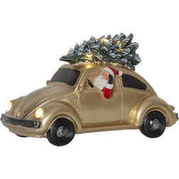 Star Trading Scenery Merryville Christmas Car with Santa Jullampa 12cm