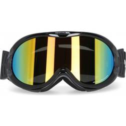 Trespass Vuxna Unisex Vickers dubbla linser snö sport skidglasögon Black One Size