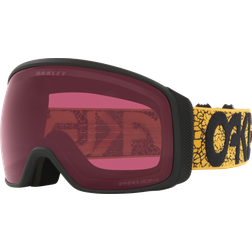 Oakley Flight Tracker L Origins Mustard Crackle Goggle Uni prizm snow dark grey