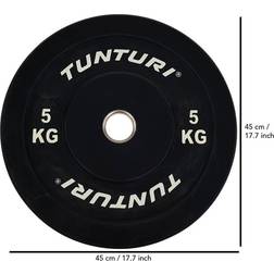 Tunturi Levypaino 5kg, musta