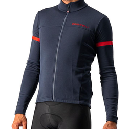 Castelli Fondo 2 Cycling Jersey Men - Savile Blue/Red Reflex