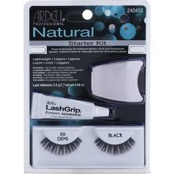 Ardell Natural Stick-On Eyelashes With Glue 101 Demi Black