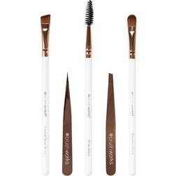 Brushworks Luxury Brow Set 5 Delen