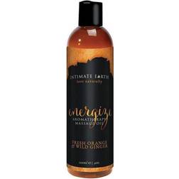 Intimate Earth Energize Aromatherapy Massage Oil Fresh Orange & Wild Ginger 120ml