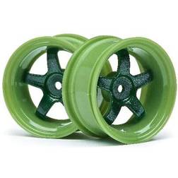 HPI 111091 Work Meister S1 Wheel Green (6Mm Offset/2Pcs)