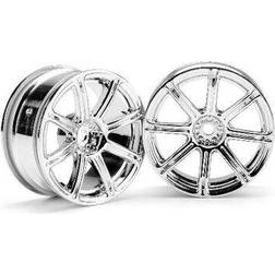 HPI Racing Work Emotion Xc8 Wheel 26mm Chrome (3mm Offset)