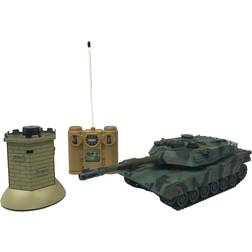 Zegan USA M1A2 Fjernstyret Tank 1:28 VS Fort 27Mhz