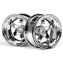 HPI Work Meister S1 Wheel 26mm Chrome (9mm Offset)