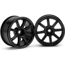 HPI Racing HPI 3306 Work Emotion Xc8 Wheel 26Mm Black (3Mm Offset)