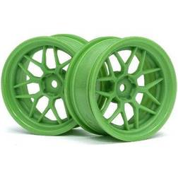 Wittmax hpi Tech 7 Wheel Green 52X26X 6Mm Offset (2Pcs)