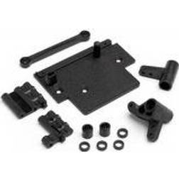 Wittmax Bullet Flux ESC plate and steering bellcrank HPI