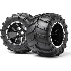 Maverick Mounted Wheels And Tyres 2 Pcs (Blackout MT)