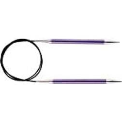 Knitpro KP47165 Zing: Knitting Pins: Circular: Fixed: 100cm x 7.00mm, Aluminium, Multi-Colour, 7mm