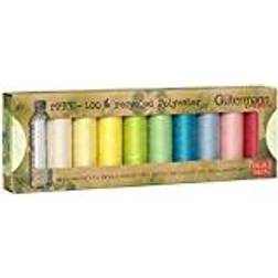 Gutermann Ompelulankasetti EKO Pastellivärit 10 kpl