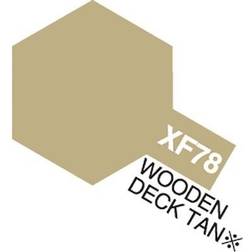 Tamiya 81778 Farbe XF-78 Holzdeck Hellbraun matt 10ml
