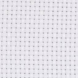 Creativ Company Aida Fabric, size 50x50 cm, 43 squares per 10cm white, 1 pc