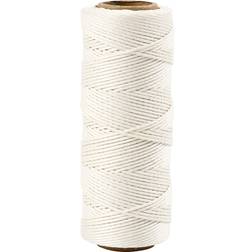 Creativ Company Bamboo Cord, thickness 1 mm, white, 65 m/ 1 roll