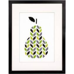 Vervaco Vervaco Counted Cross Stitch Kit: Pear, Acrylic, NA, 14 x 22cm