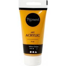 Creotime Akrylmaling Pigment Art, Yellow ochre 75ml