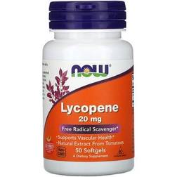 Now Foods Lycopene 20 mg 50 Softgels