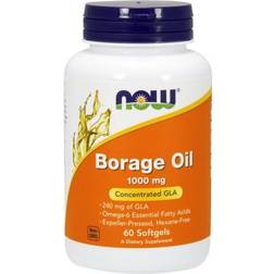 Now Foods Borage Oil 1000mg Set of 60 Softgels