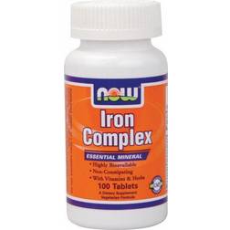 Now Foods NOW Iron Complex 100 Tablets 100 st