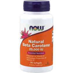 Now Foods NATURAL BETA CAROTENE 25000 IU 90 stk