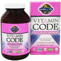 Garden of Life Vitamin Code 50 and Wiser Women 240 Capsules