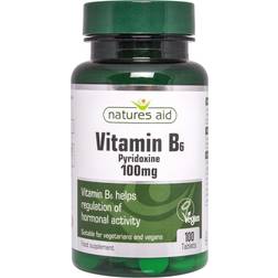 Natures Aid Vitamin B6 100mg 100 Tablets 100 pcs