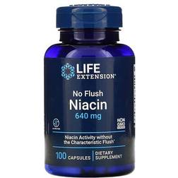 Life Extension No Flush Niacin 100 caps