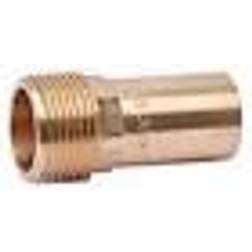 Sanha kobber Cu press overgang 1/2'' x 15 mm med udvendigt gevind og glat ende