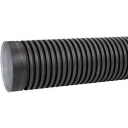 Uponor IQ regnvandsrør 338/296mm, DN300, sort PP SN8, 3 mtr. med muffe