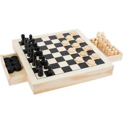 Small Foot Draughts & Nine Men's Morris Game Set