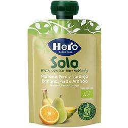 Hero bolsita solo plátano, pera y naranja 100g