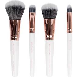 Brushworks Travel Brush Set White/Gold