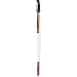 Brushworks Brow Brush - White/Gold