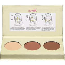 Barry M Chisel Cheeks Contour Kit Light Medium