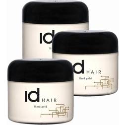 idHAIR 3-pack Hard Gold Wax 100ml Bone White