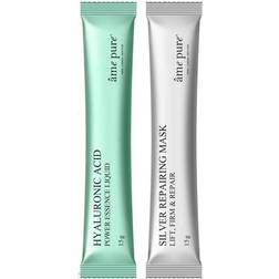 âme pure Jelly Glow Rubber Mask Silver